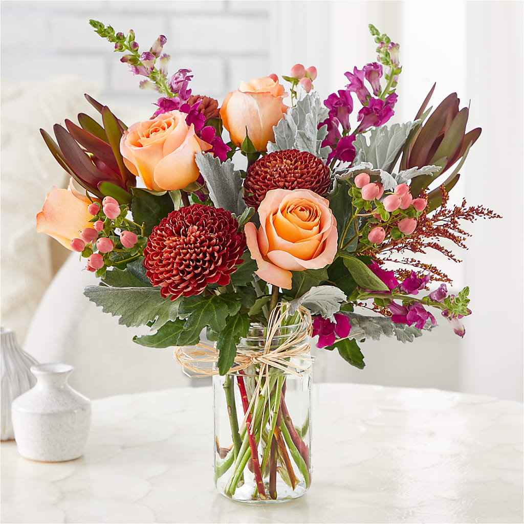 Moody Hues Bouquet – Flair Floral Designs, Lake Dallas TX