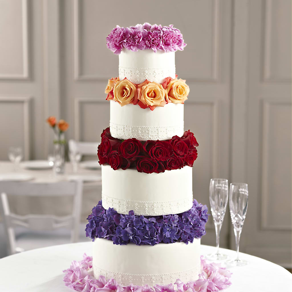 Infinite Love Cake Décor – Flair Floral Designs, Lake Dallas TX
