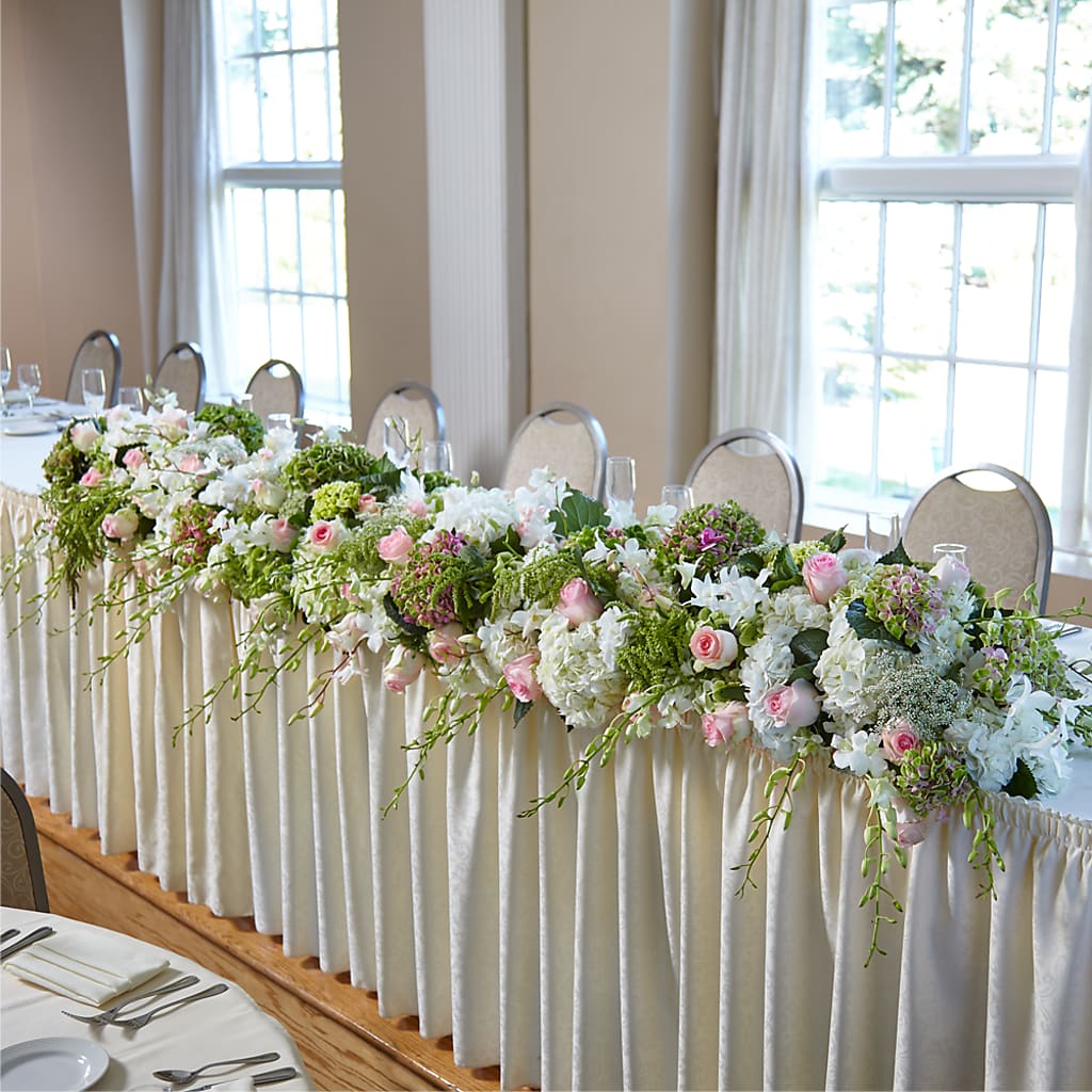 State of Joy Head Table Arrangement – Flair Floral Designs, Lake Dallas TX