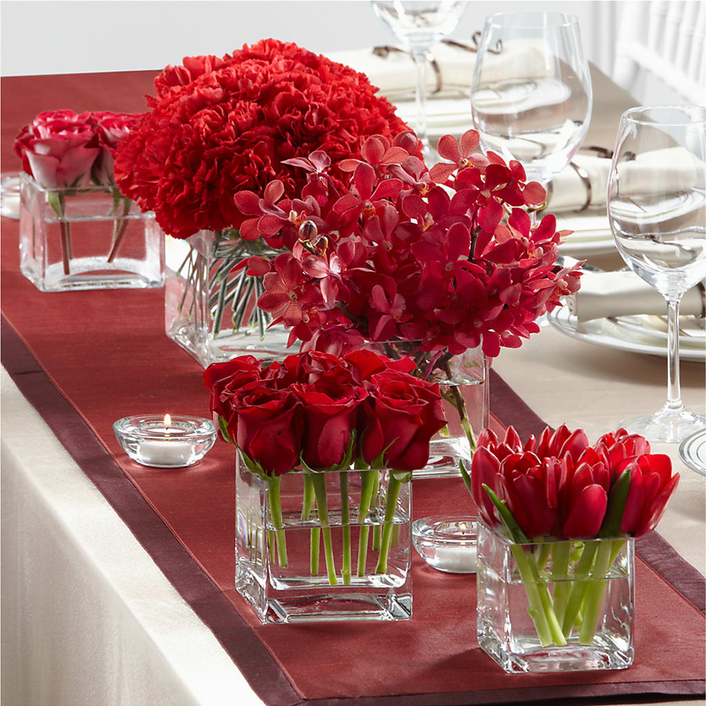 Modern Grace Centerpiece – Flair Floral Designs, Lake Dallas TX