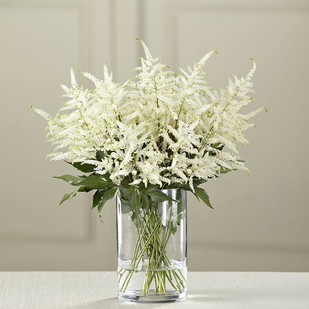 White Astilbe Bouquet – Flair Floral Designs, Lake Dallas TX