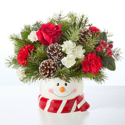 Jolly Snowman Bouquet –  Flair Floral Designs, Lake Dallas TX