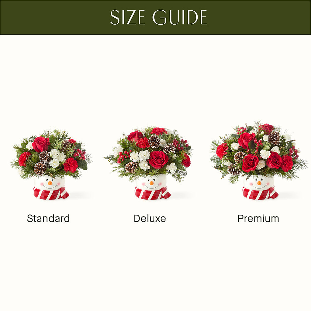Jolly Snowman Bouquet –  Flair Floral Designs, Lake Dallas TX