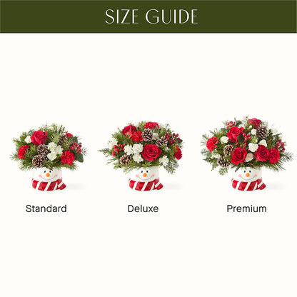 Jolly Snowman Bouquet –  Flair Floral Designs, Lake Dallas TX