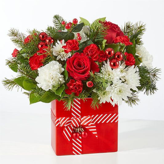Presents Under the Tree Bouquet –  Flair Floral Designs, Lake Dallas TX