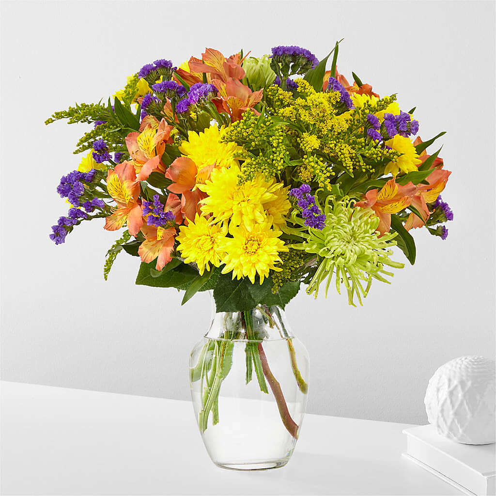 Marmalade Skies Bouquet –  Flair Floral Designs, Lake Dallas TX