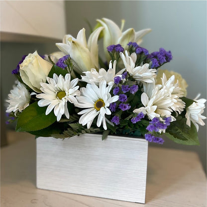 Beyond Blue Box Bouquet –  Flair Floral Designs, Lake Dallas TX