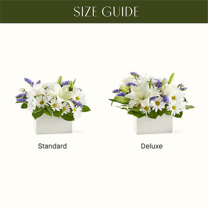 Beyond Blue Box Bouquet –  Flair Floral Designs, Lake Dallas TX