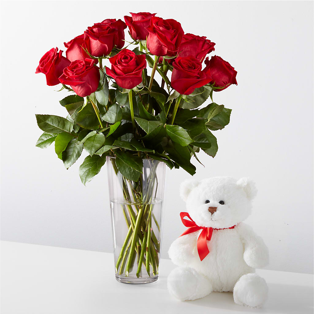 Romantic Long Stem Red Rose Bouquet Bundles –  Flair Floral Designs, Lake Dallas TX