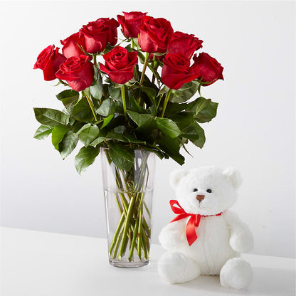 Romantic Long Stem Red Rose Bouquet Bundles –  Flair Floral Designs, Lake Dallas TX