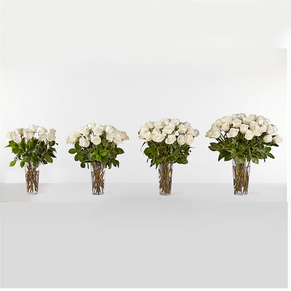 Long Stem White Rose Bouquet –  Flair Floral Designs, Lake Dallas TX