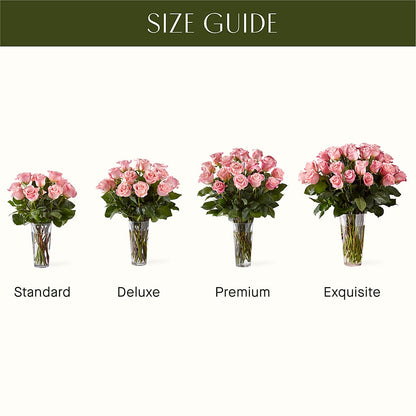 Long Stem Pink Rose Bouquet –  Flair Floral Designs, Lake Dallas TX