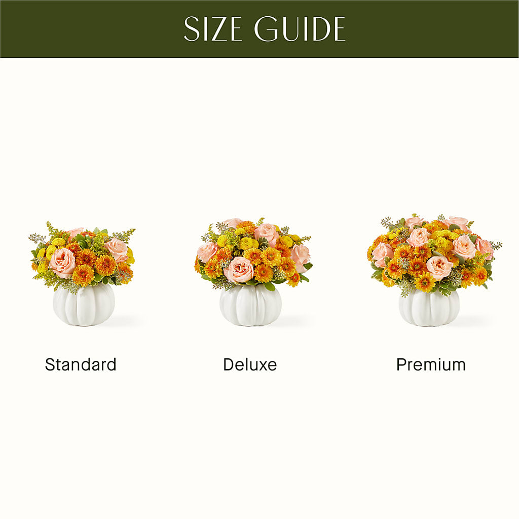 Peachy Pumpkin –  Flair Floral Designs, Lake Dallas TX