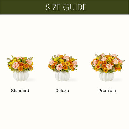 Peachy Pumpkin –  Flair Floral Designs, Lake Dallas TX