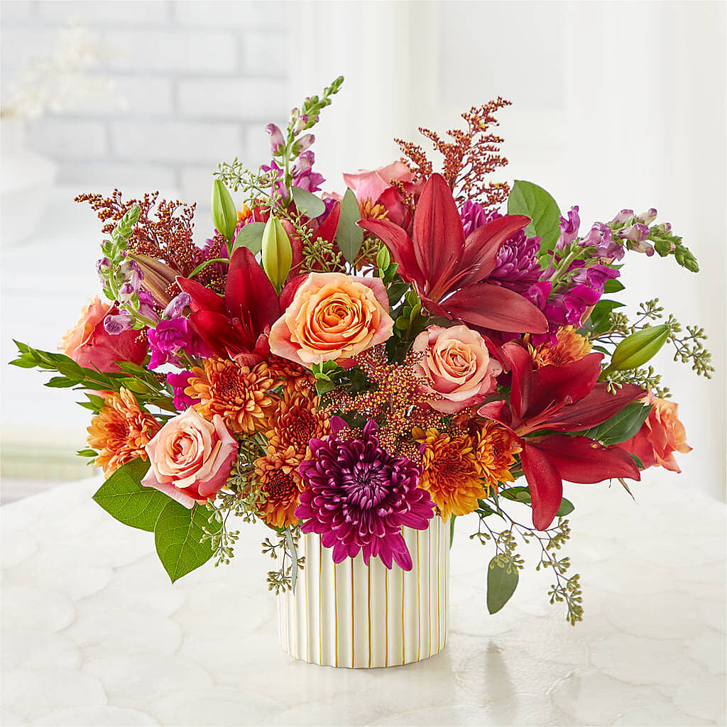 Burgundy Landscape Bouquet –  Flair Floral Designs, Lake Dallas TX