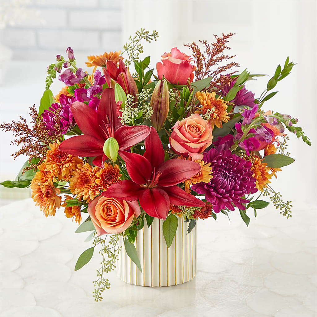 Burgundy Landscape Bouquet –  Flair Floral Designs, Lake Dallas TX