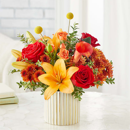 Scarlet Skies Bouquet –  Flair Floral Designs, Lake Dallas TX