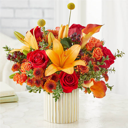 Scarlet Skies Bouquet –  Flair Floral Designs, Lake Dallas TX