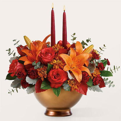Fruits of Fall Centerpiece –  Flair Floral Designs, Lake Dallas TX