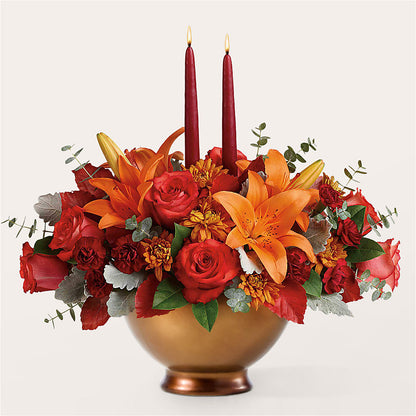 Fruits of Fall Centerpiece –  Flair Floral Designs, Lake Dallas TX
