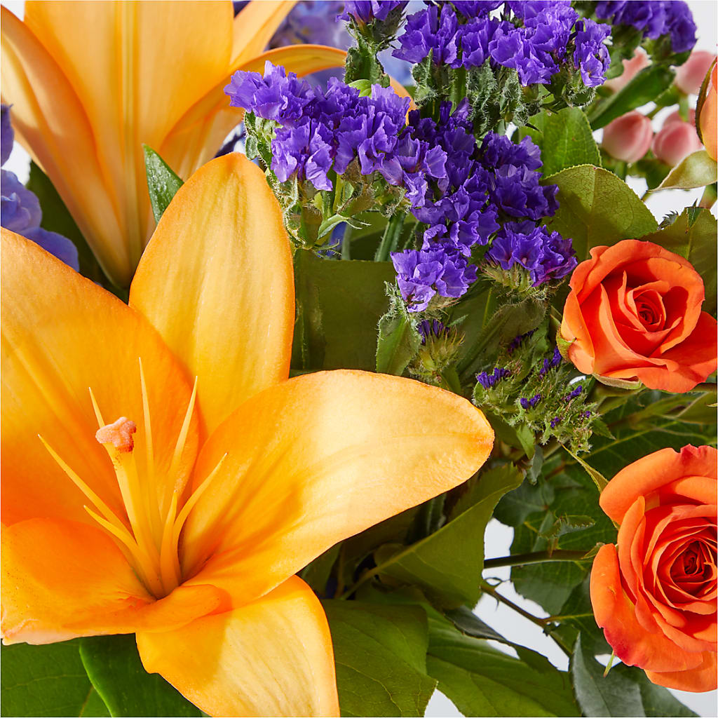 Radiant Citrus Bouquet –  Flair Floral Designs, Lake Dallas TX