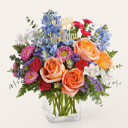 Birthday Bash Bouquet –  Flair Floral Designs, Lake Dallas TX