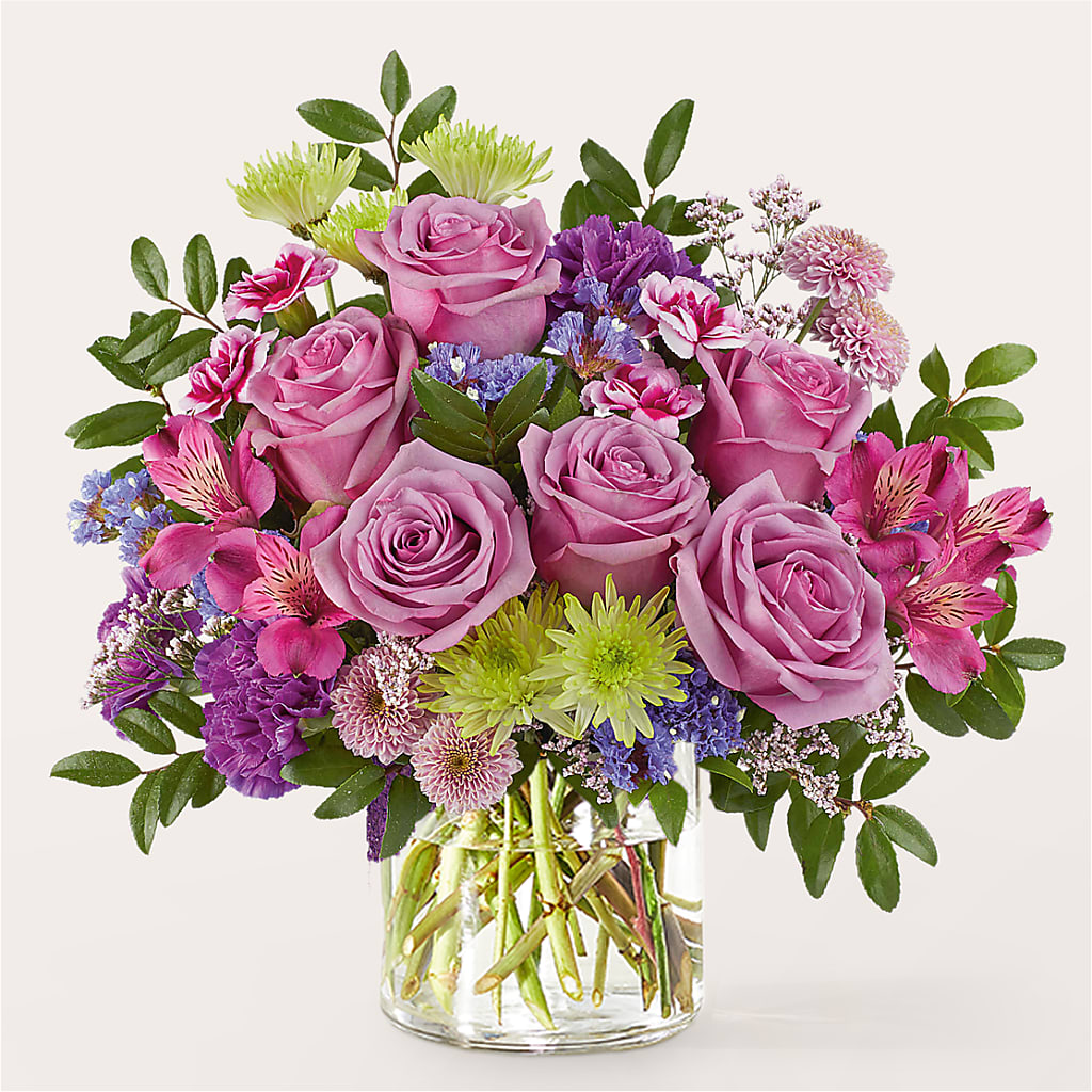 Glass Half Full Bouquet –  Flair Floral Designs, Lake Dallas TX