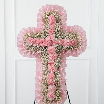 Angel's Cross Easel –  Flair Floral Designs, Lake Dallas TX