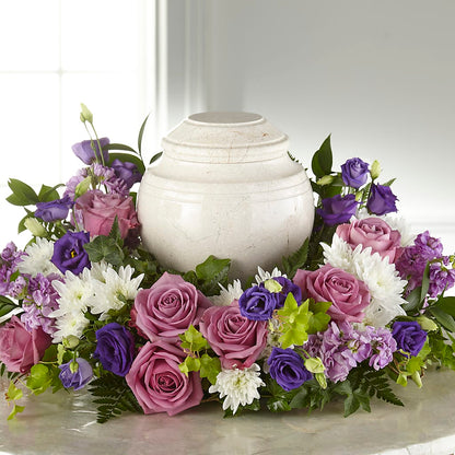 Blooming Sympathy Cremation Adornment –  Flair Floral Designs, Lake Dallas TX