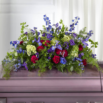 Always Treasured Casket Spray –  Flair Floral Designs, Lake Dallas TX