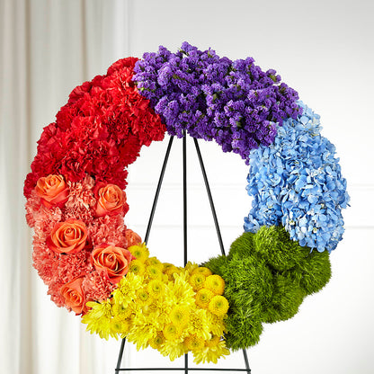 Circle of Love Wreath –  Flair Floral Designs, Lake Dallas TX