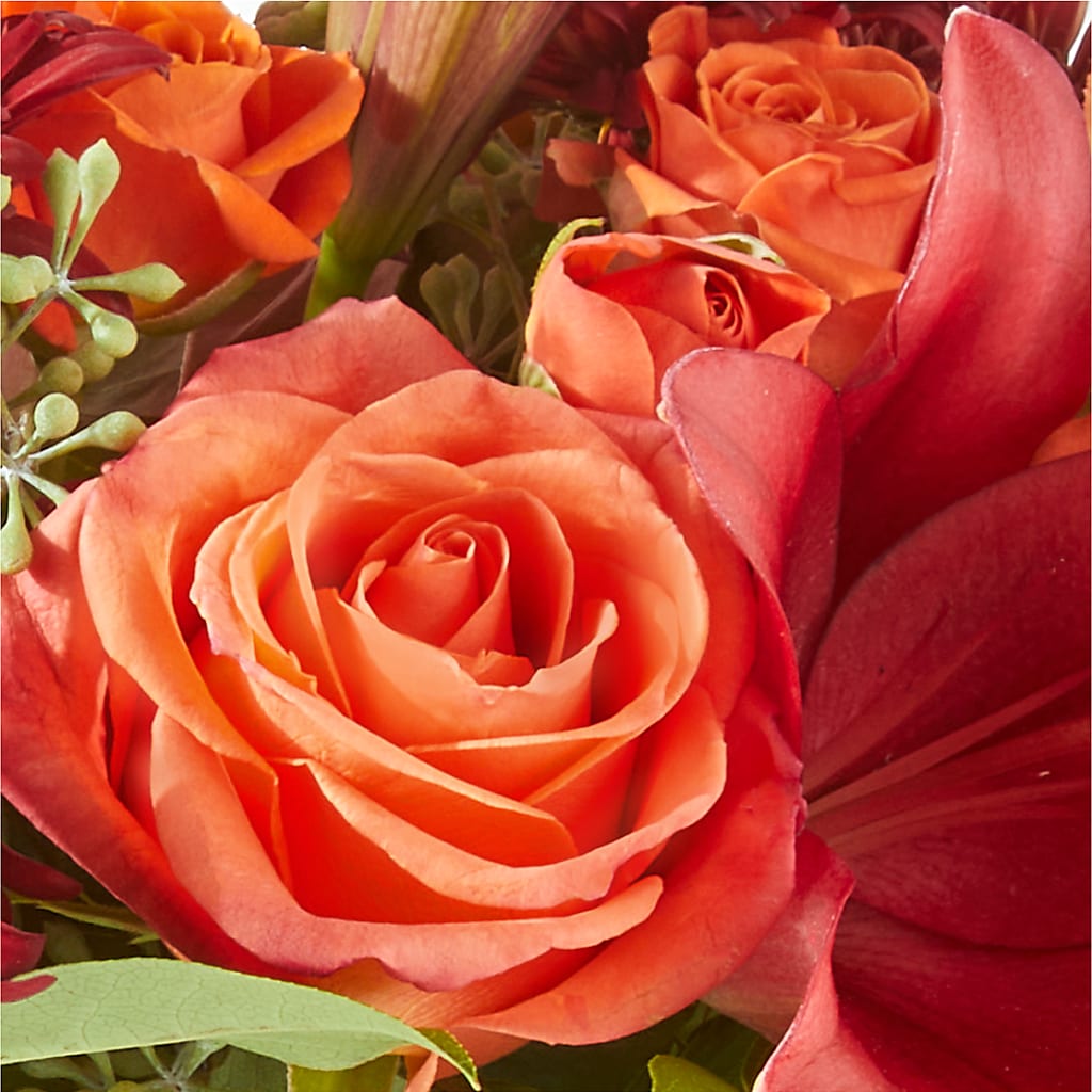 Crimson Leaves Bouquet –  Flair Floral Designs, Lake Dallas TX