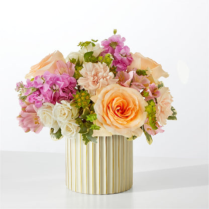 Paradise Bouquet with Ivory Vase –  Flair Floral Designs, Lake Dallas TX