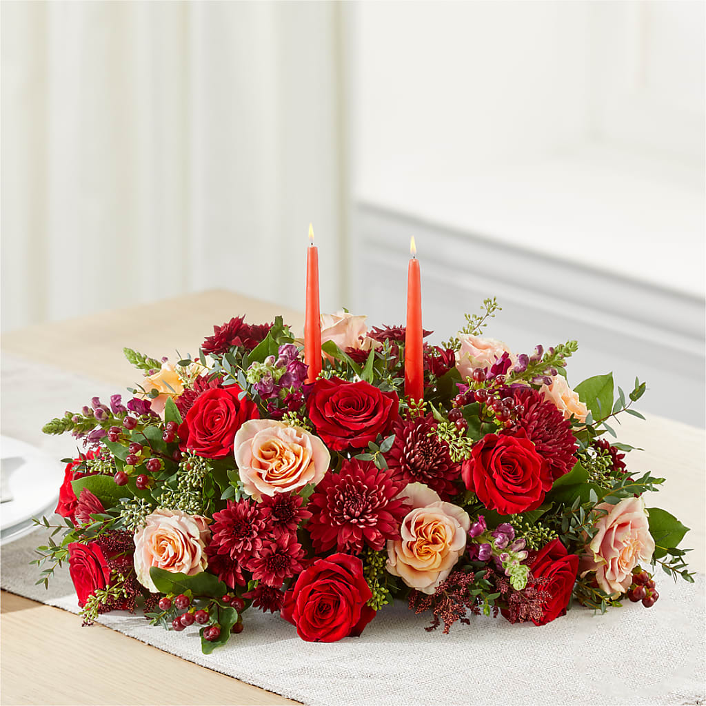 Most Thankful Centerpiece –  Flair Floral Designs, Lake Dallas TX
