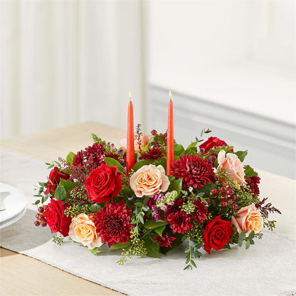 Most Thankful Centerpiece –  Flair Floral Designs, Lake Dallas TX