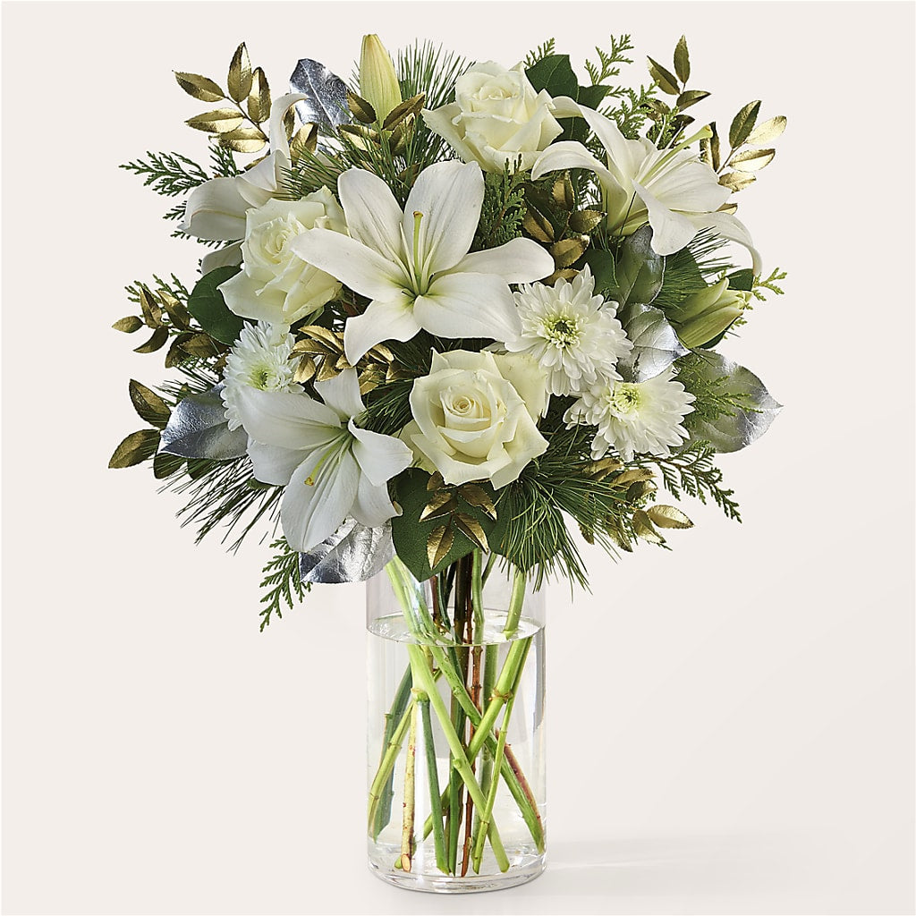 Wintry Mix Bouquet –  Flair Floral Designs, Lake Dallas TX