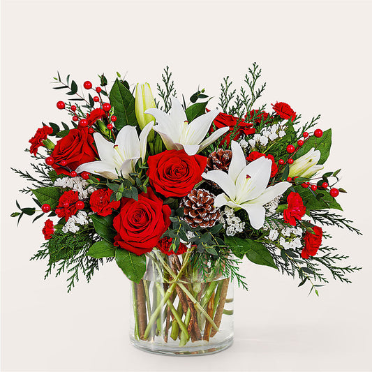 Best in Snow Bouquet –  Flair Floral Designs, Lake Dallas TX