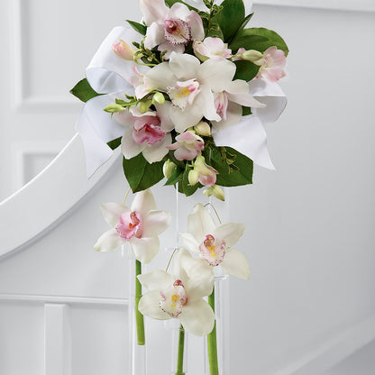 Perfect Entrance Pew Arrangement –  Flair Floral Designs, Lake Dallas TX