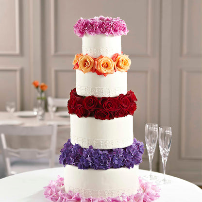 Infinite Love Cake Décor –  Flair Floral Designs, Lake Dallas TX