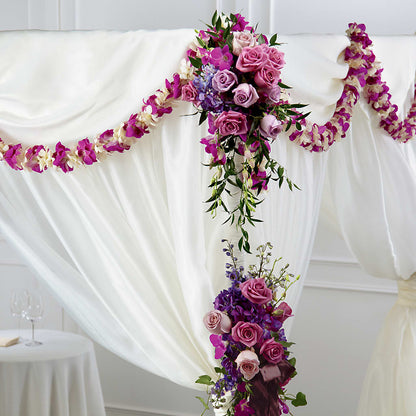 Color & Light Chuppah Decor –  Flair Floral Designs, Lake Dallas TX