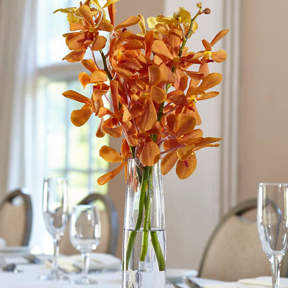 Orange Mokara Bud Vase –  Flair Floral Designs, Lake Dallas TX